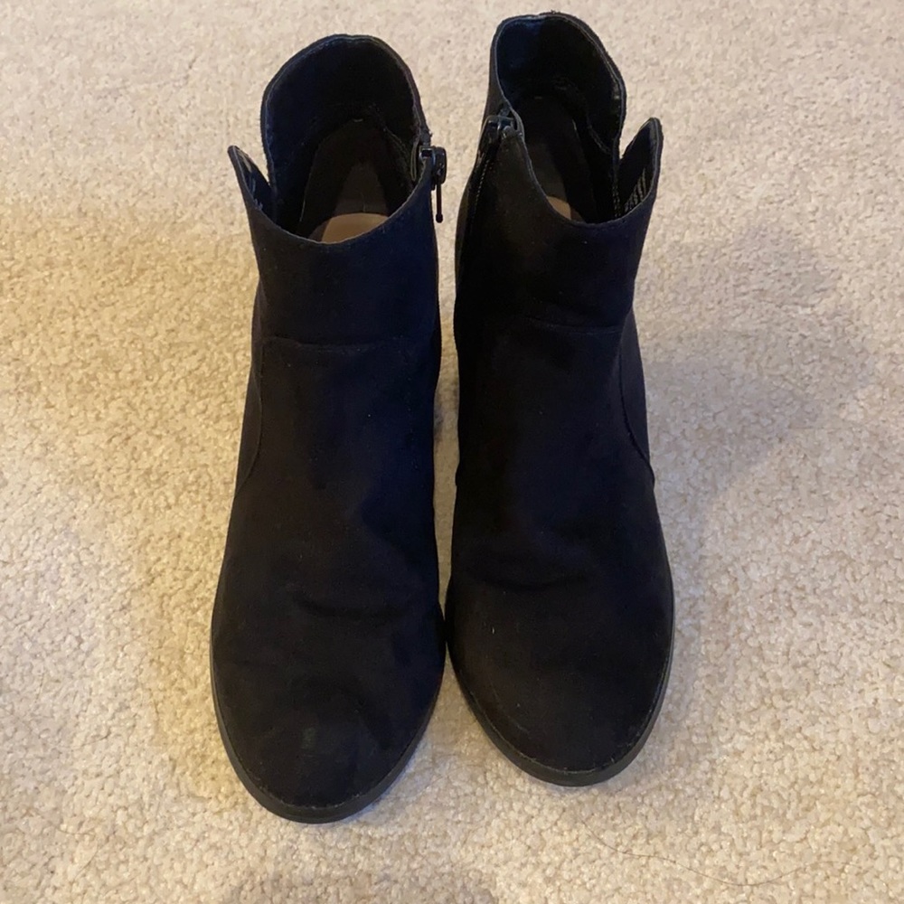 Black booties size 7